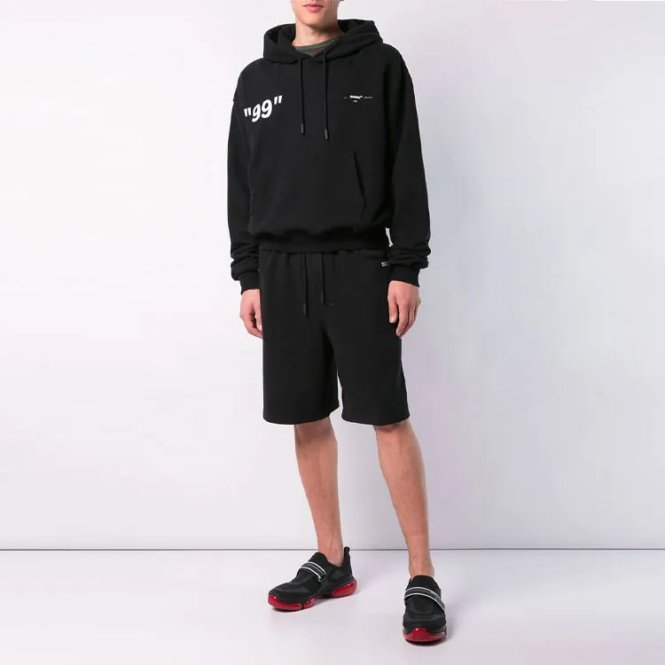 OFF WHITE Ice Man Graphic Print Hoodie-1