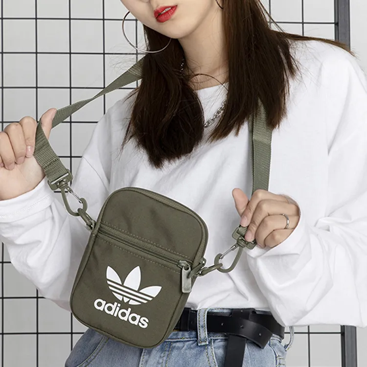 Adidas Originals Polyester Festival Bag Shoulder Bag Unisex Khaki-3