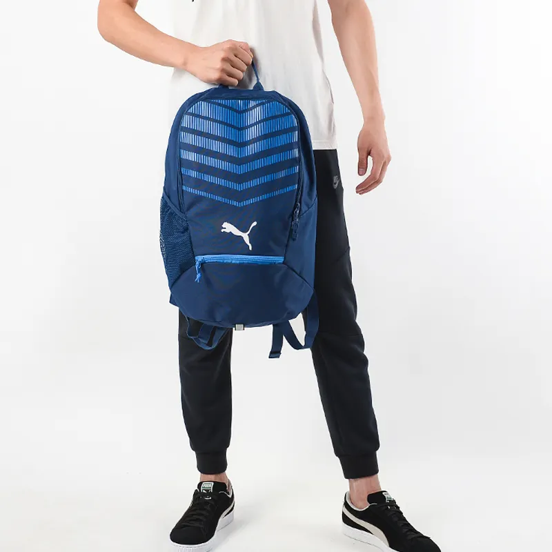 PUMA Polyester Backpack Regular Unisex Blue-3