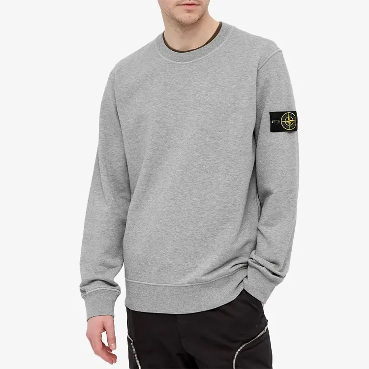 STONE ISLAND Sweatshirts Men Gray-1