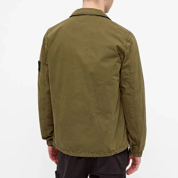 STONE ISLAND Jackets Men Olive Green-3