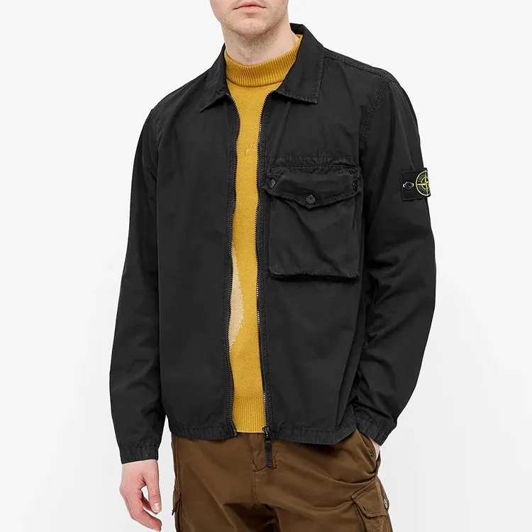 STONE ISLAND Jackets Coats Fall Men's Black-2