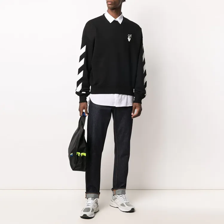 OFF-WHITE FW20 Sweatshirts Men Black-1