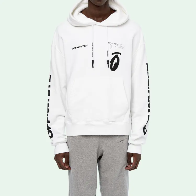 OFF WHITE Splitted Arrows Hoodie-3