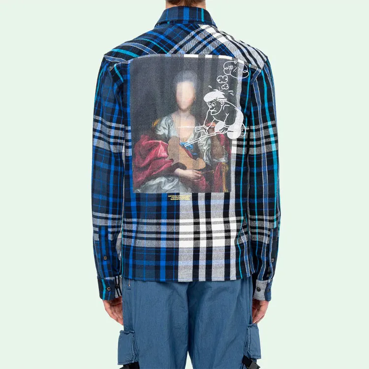 OFF WHITE Mariana De Silva Plaid Shirt-3