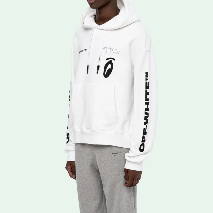 OFF WHITE Splitted Arrows Hoodie-6