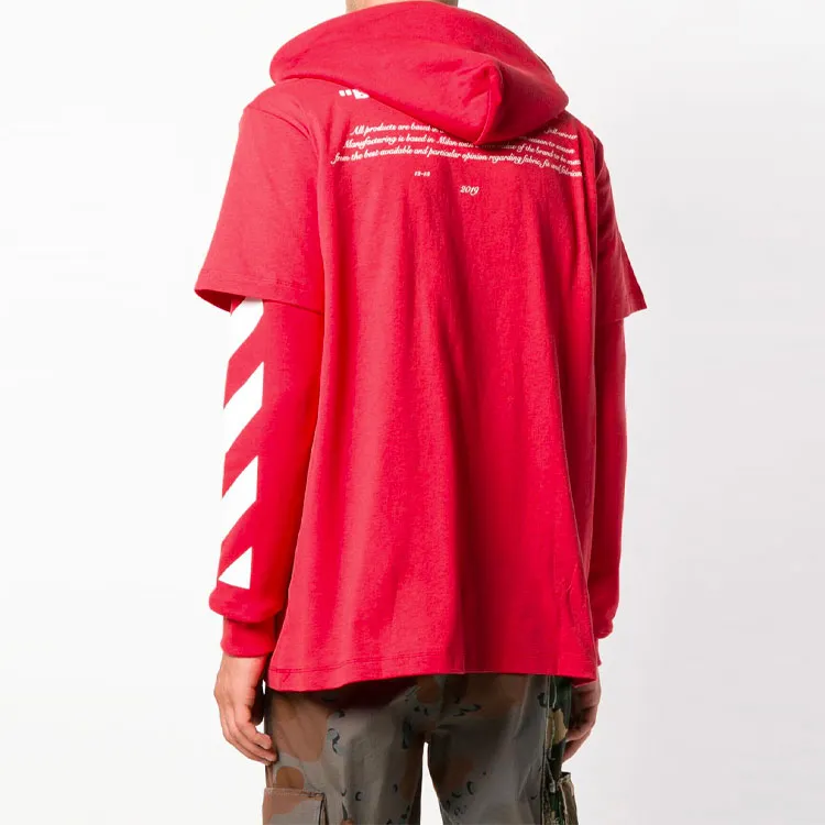OFF WHITE SS19 Sweatshirt Men's Red-2