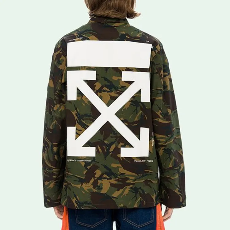 OFF WHITE Camoflage Arrows Patch Sleeves Jacket-3
