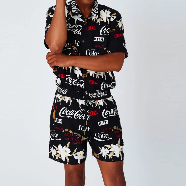 KITH X Coca Cola Hawaiian Camp Button Up-1