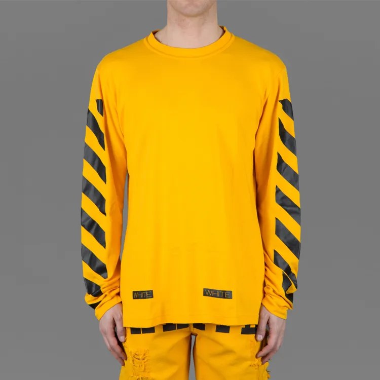 OFF WHITE T Shirt Unisex Yellow-2