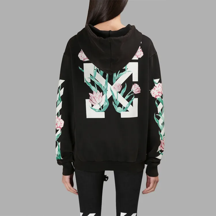 OFF WHITE Sweatshirt Women's Black-3