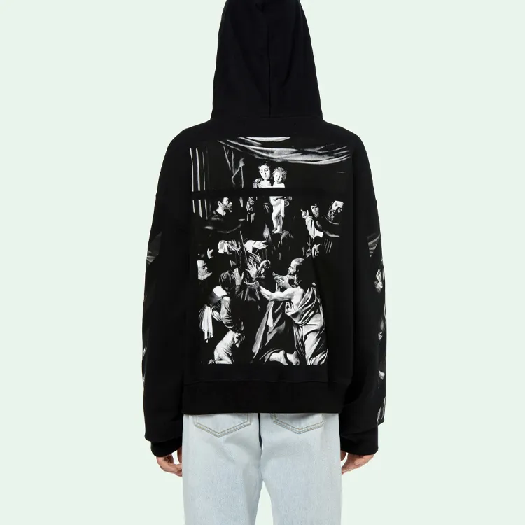 OFF WHITE Caravaggio Square Over Hoodie-2