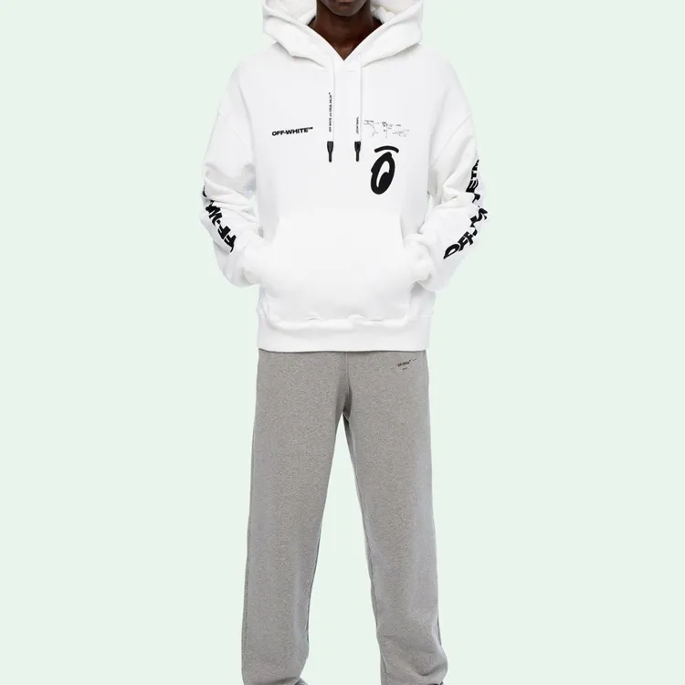 OFF WHITE Splitted Arrows Hoodie-4