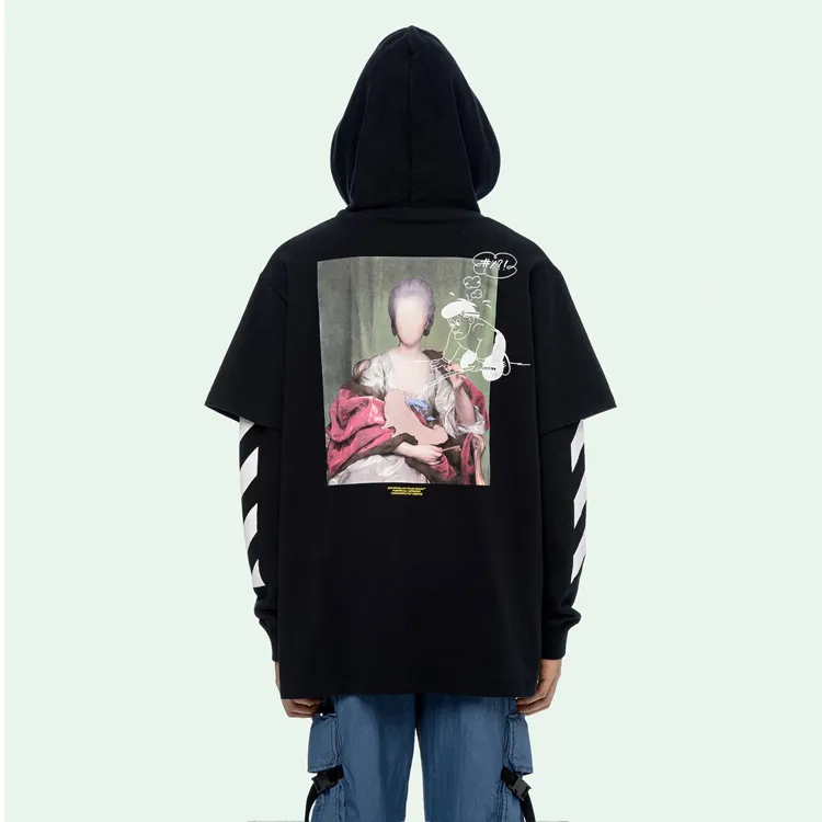 OFF WHITE Diag Mariana Hooded T Shirt-3