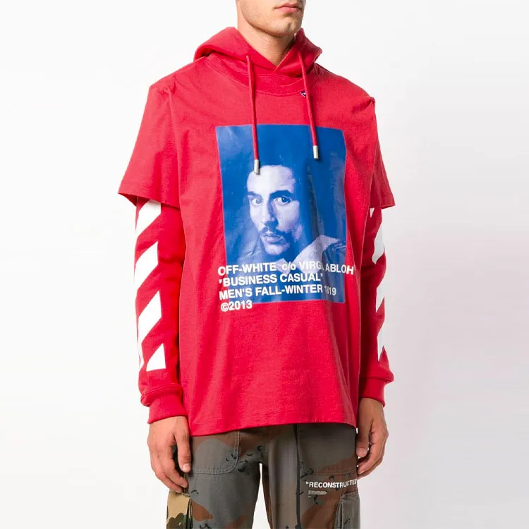 OFF WHITE SS19 Sweatshirt Men's Red-1