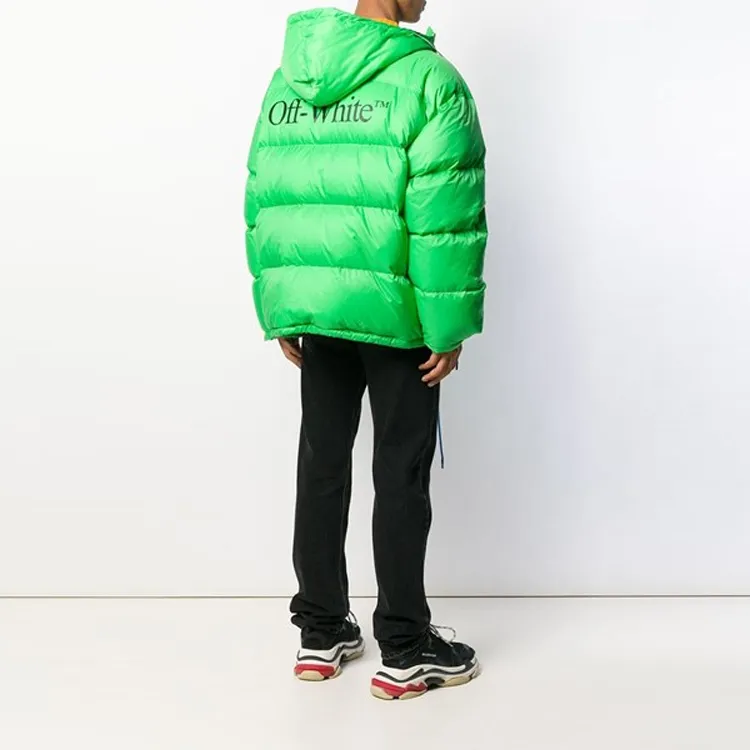 OFF WHITE Zipped Puffer-3
