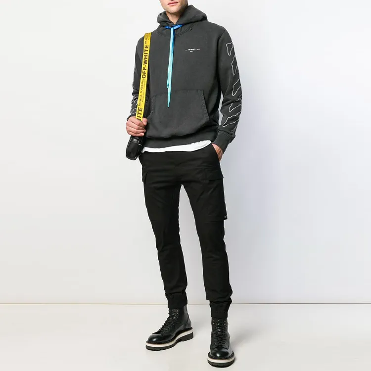 OFF WHITE Abstract Arrows Embroidered Hoodie-2