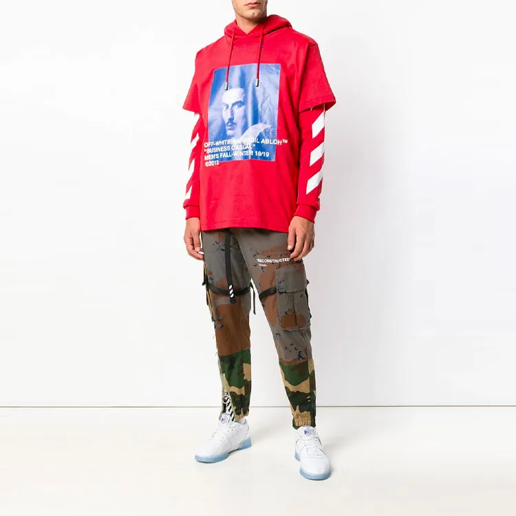 OFF WHITE SS19 Sweatshirt Men's Red-3
