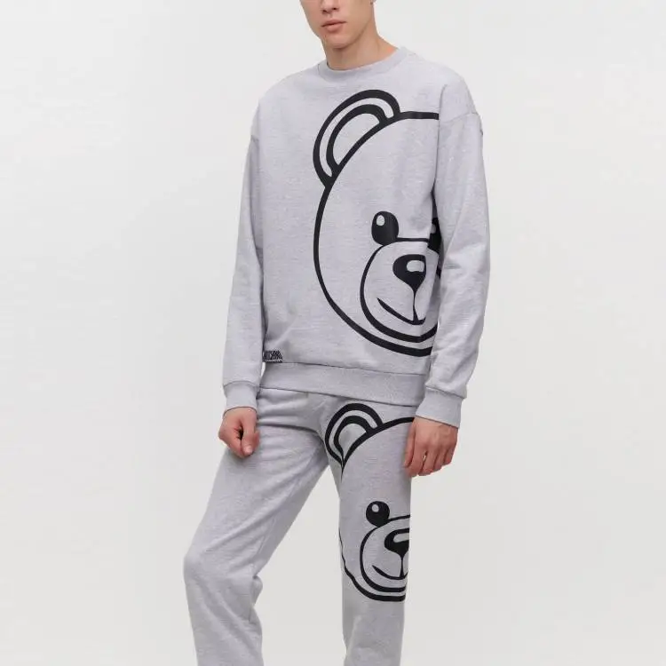 MOSCHINO Bear Cartoon Pattern Sweatshirt-4