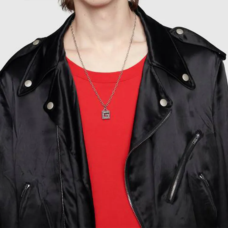 GUCCI 925 Sterling Silver Necklaces Unisex Silver-4