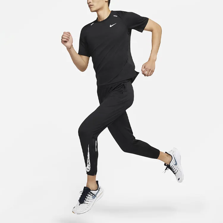 Nike Knitted Sports Pants Men's Black-2