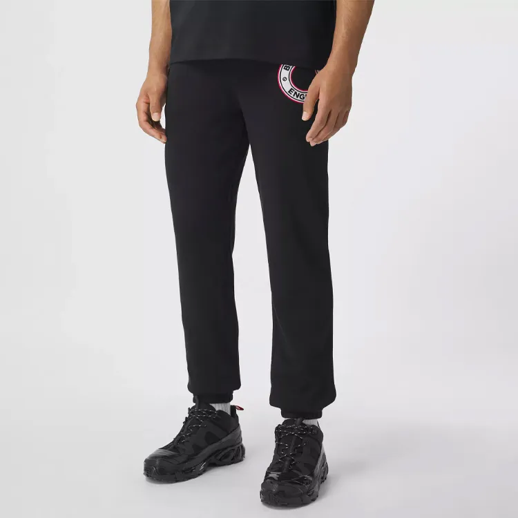 Burberry Knitted Sports Pants Men's Black-3