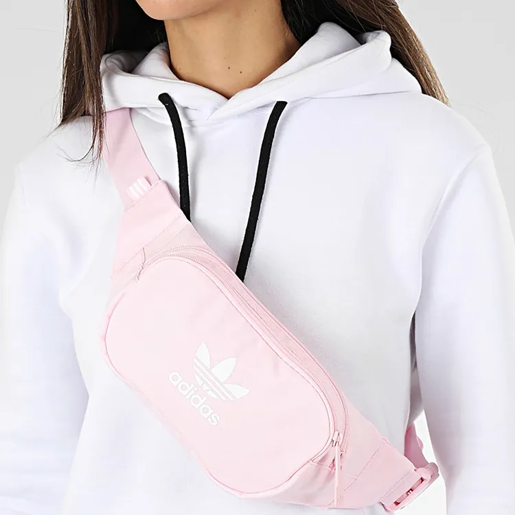 Adidas Originals Polyester Sling Bag, Crossbody Bag, Fanny Pack Regular Women's Light Cherry Pink-3