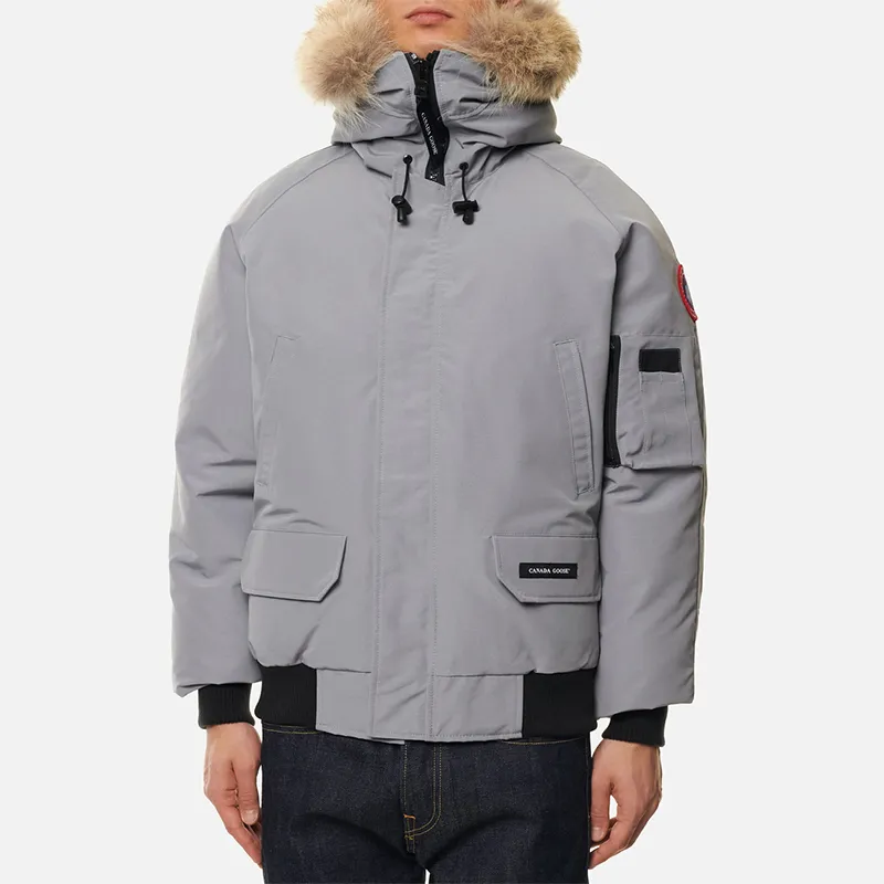 Canada Goose Down Jacket Winter Men's Stone Gray-2