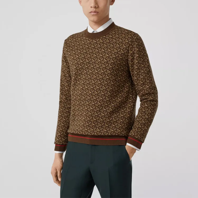 Burberry Sweater Men's Mule Brown-4