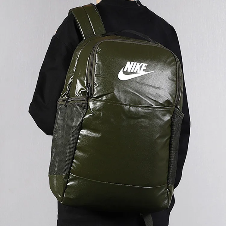 Nike Polyester Backpack Medium Size Unisex Army Green-7