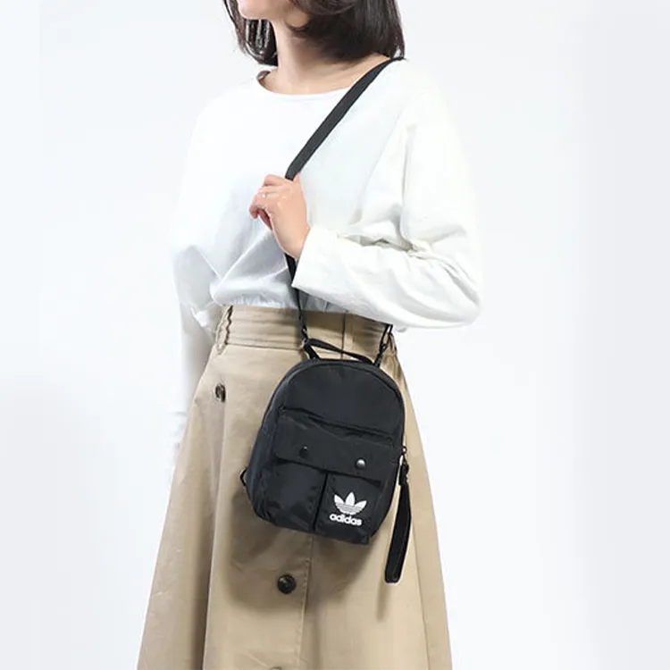 Adidas Originals Polyester Backpack Mini Women's Black-4