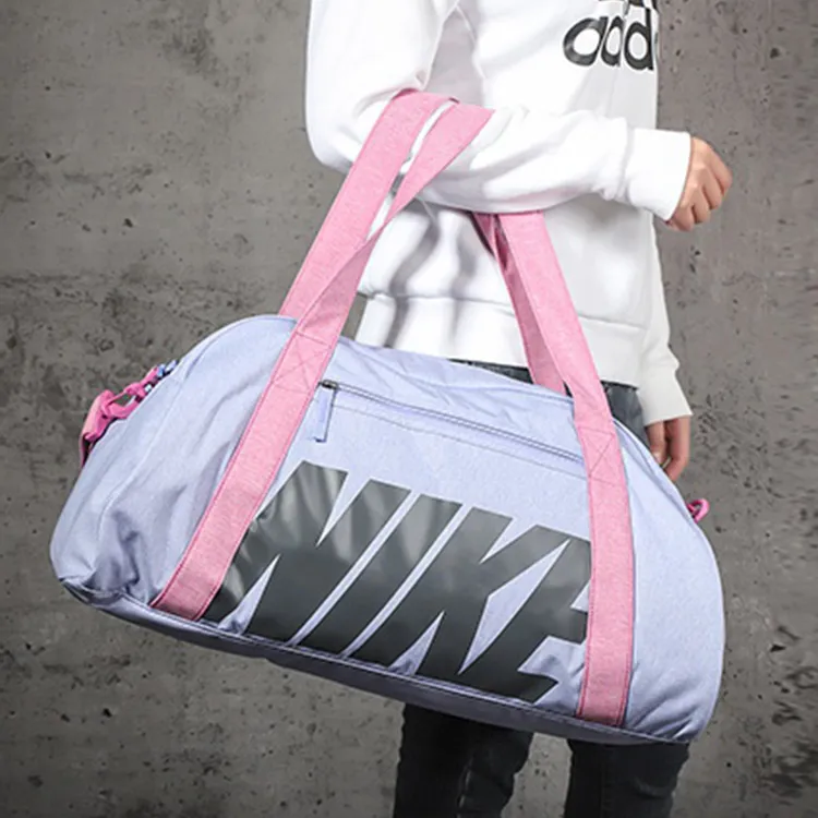 Nike Polyester Gym Bag, Handbag, Travel Bag Regular Unisex Pink Blue-3