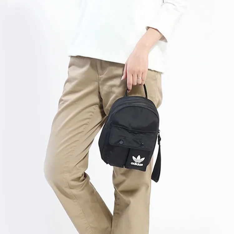 Adidas Originals Polyester Backpack Mini Women's Black-5