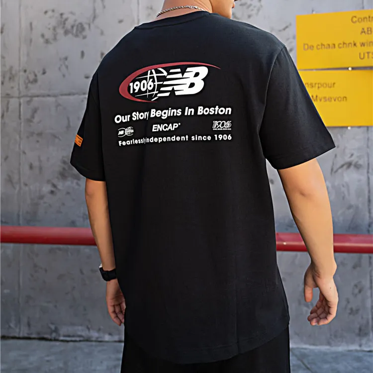 New Balance T Shirt Unisex Black-3