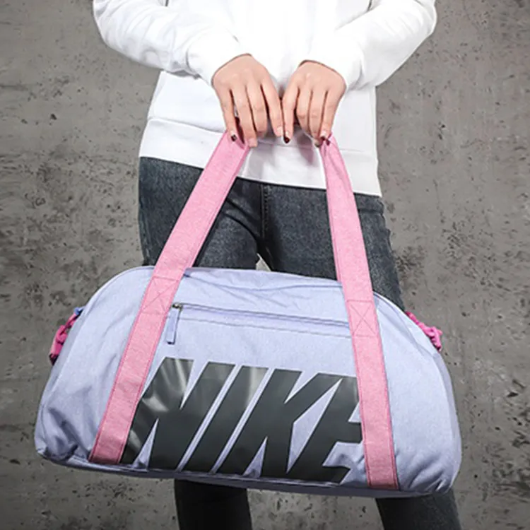 Nike Polyester Gym Bag, Handbag, Travel Bag Regular Unisex Pink Blue-2