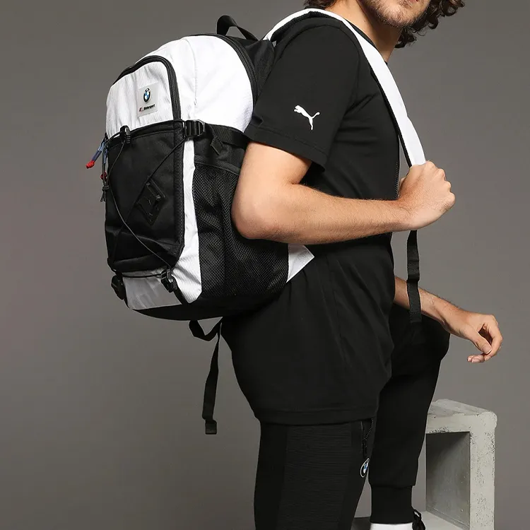 PUMA X BMW Collaboration BMW M Motorsport Polyester Backpack Unisex White-8