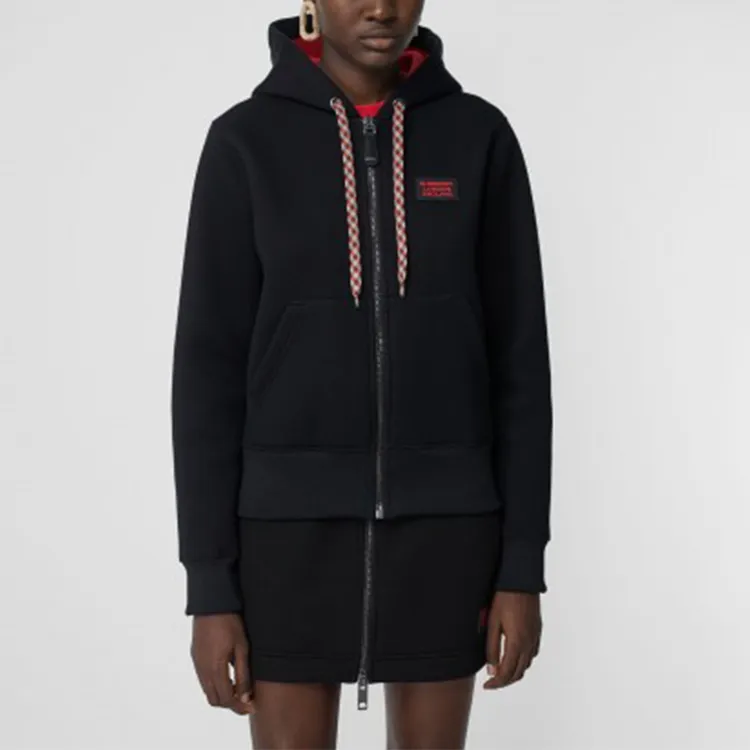 Burberry Sweatshirt Jacket Women's Black-2