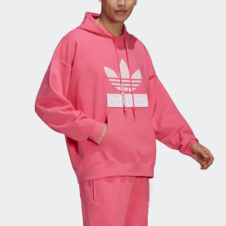 Adidas Originals Big Trfl Sweatshirts Men Semi Neon Pink-4