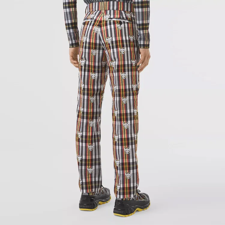 Burberry Casual Pants Men's Chrysanthemum Yellow-3