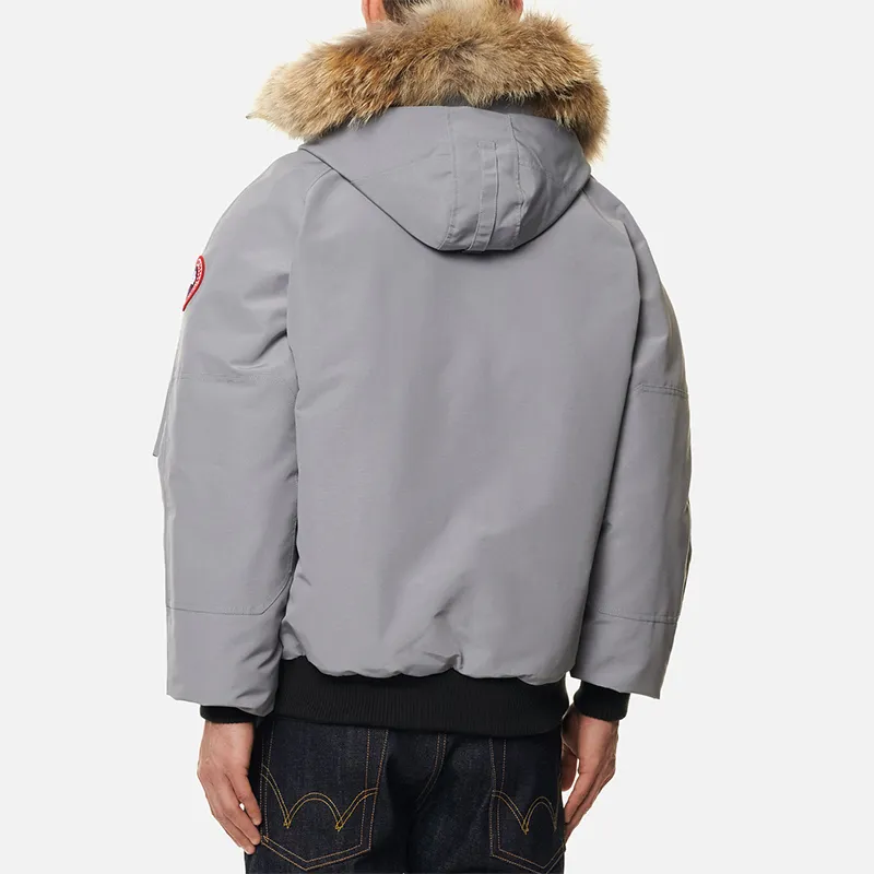 Canada Goose Down Jacket Winter Men's Stone Gray-3