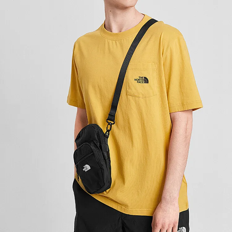 THE NORTH FACE Polyester Small Square Bag Shoulder Bag Crossbody Bag Fanny Pack Regular Unisex Black-1