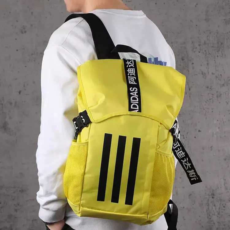 Adidas Polyester Backpack Regular Unisex Yellow-4