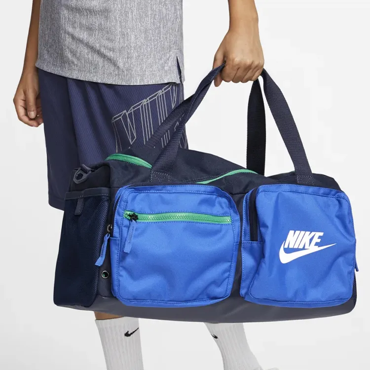 Nike Polyester Gym Bag Yoga Bag Sports Bag Handbag Crossbody Bag Travel Bag Unisex Blue-5