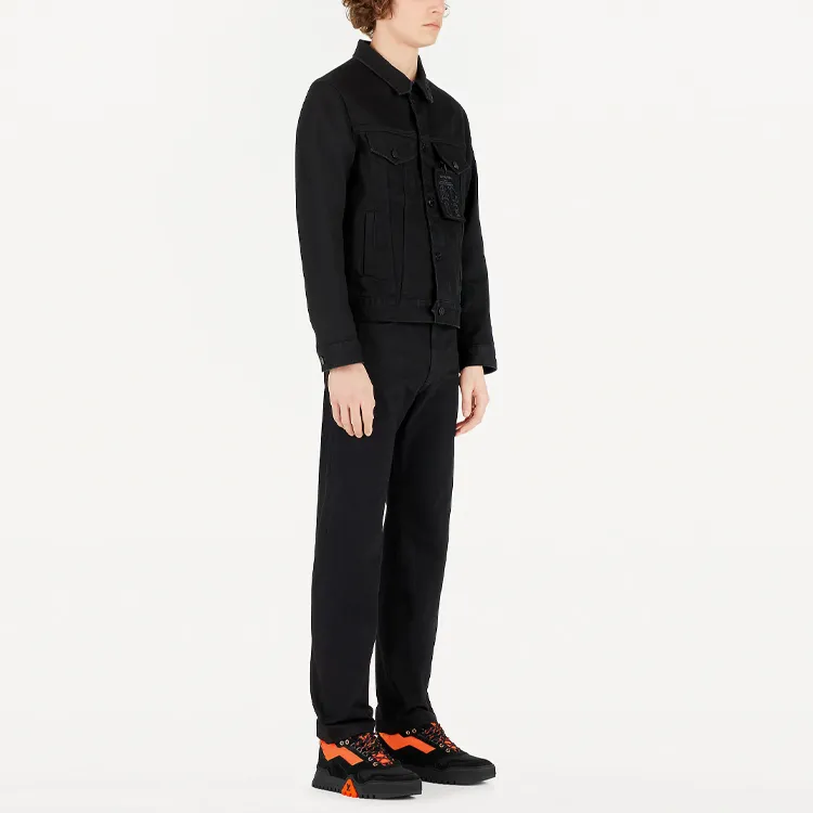LOUIS VUITTON LOUIS VUITTON Staples Edition Dna Denim Jacket-3