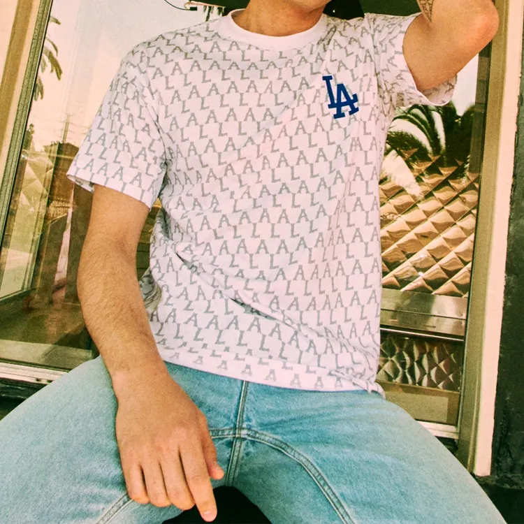MLB Los Angeles Dodgers T Shirt Unisex White-1
