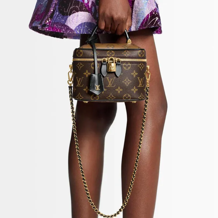 LOUIS VUITTON Vanity Monogram Reverse Pm Brown-7