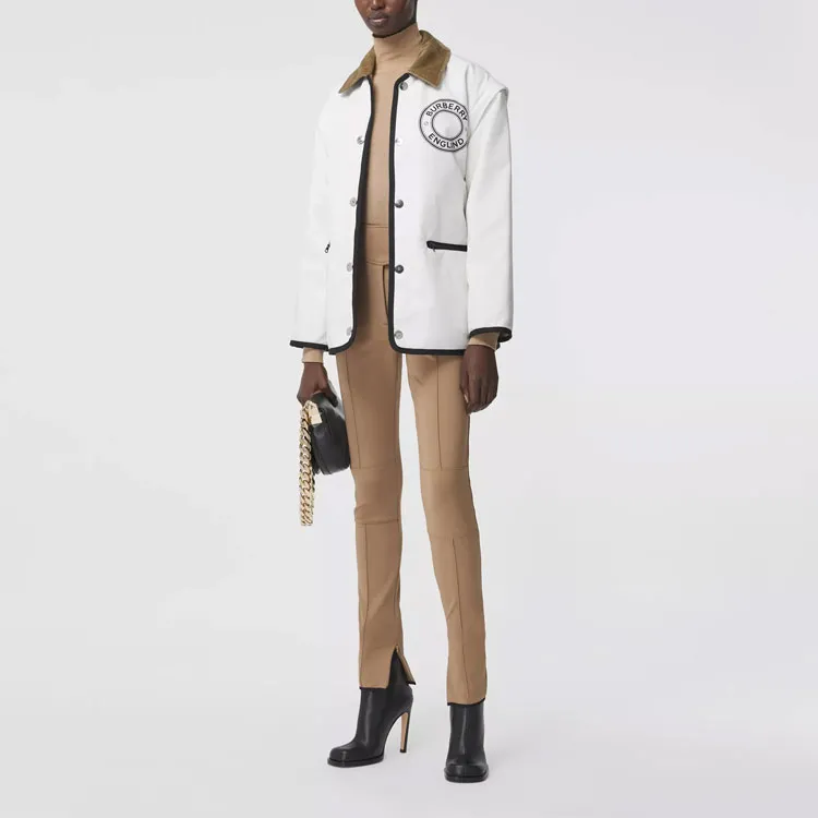 Burberry Jackets Women's Natural White-2