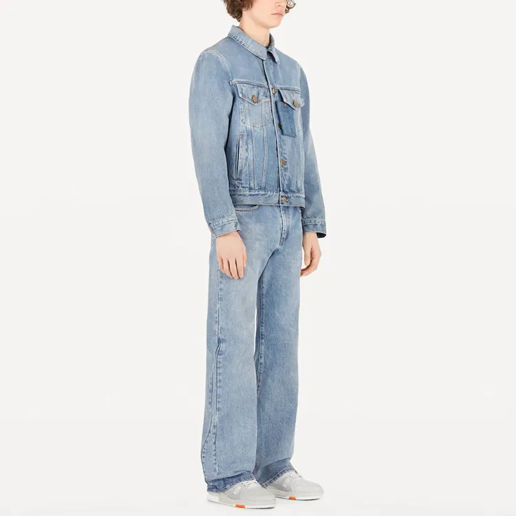 LOUIS VUITTON LOUIS VUITTON Staples Edition Dna Denim Jacket-3