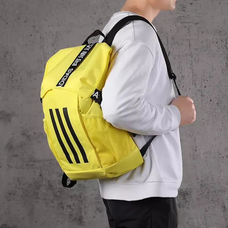 Adidas Polyester Backpack Regular Unisex Yellow-5