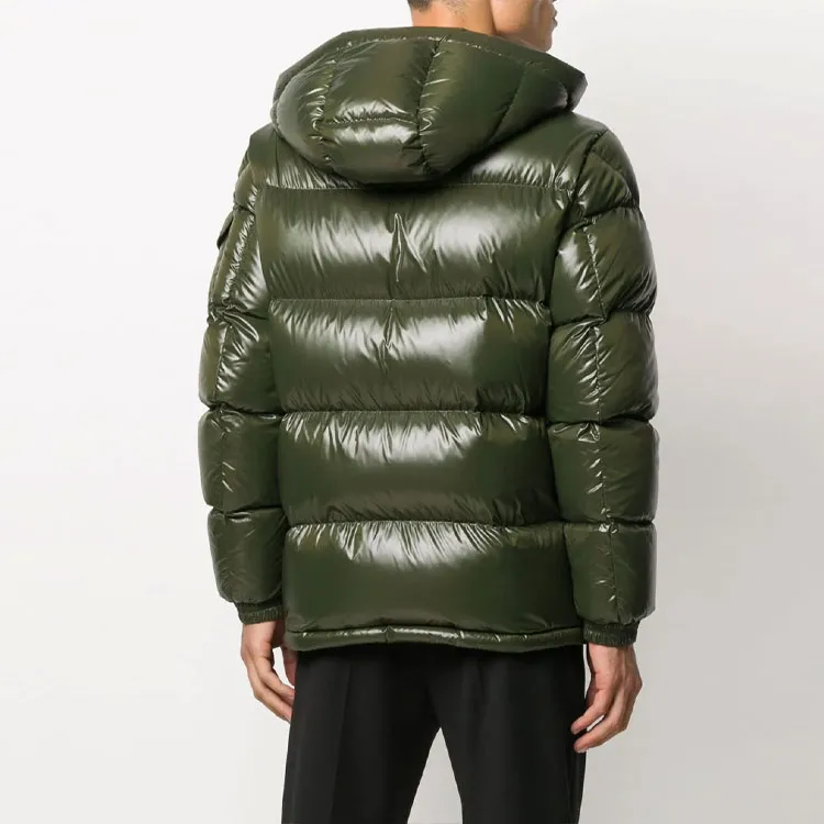 Moncler Ecrins Series Down Jackets Men Olive Green-2